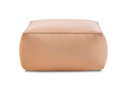 Pouf pour canapé de jardin modulable RIVIERA tissu chiné