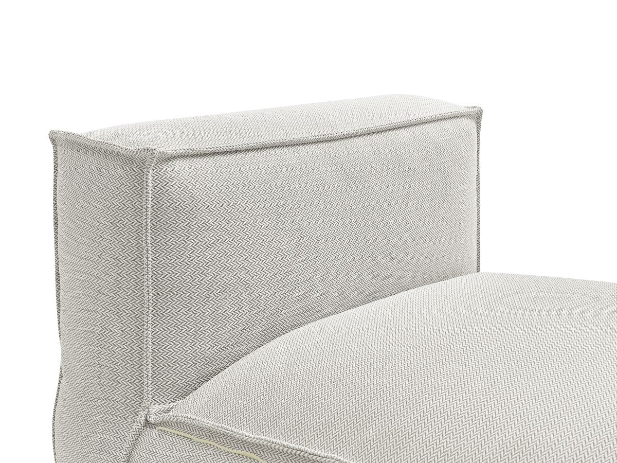 1-zits fauteuil zonder armleuningen met beschermhoes voor modulaire tuinbank BIARRITZ