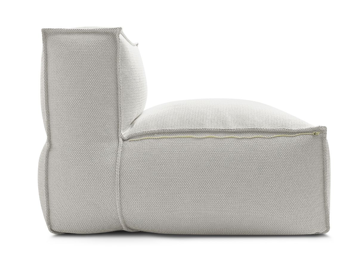 1-zits fauteuil zonder armleuningen met beschermhoes voor modulaire tuinbank BIARRITZ