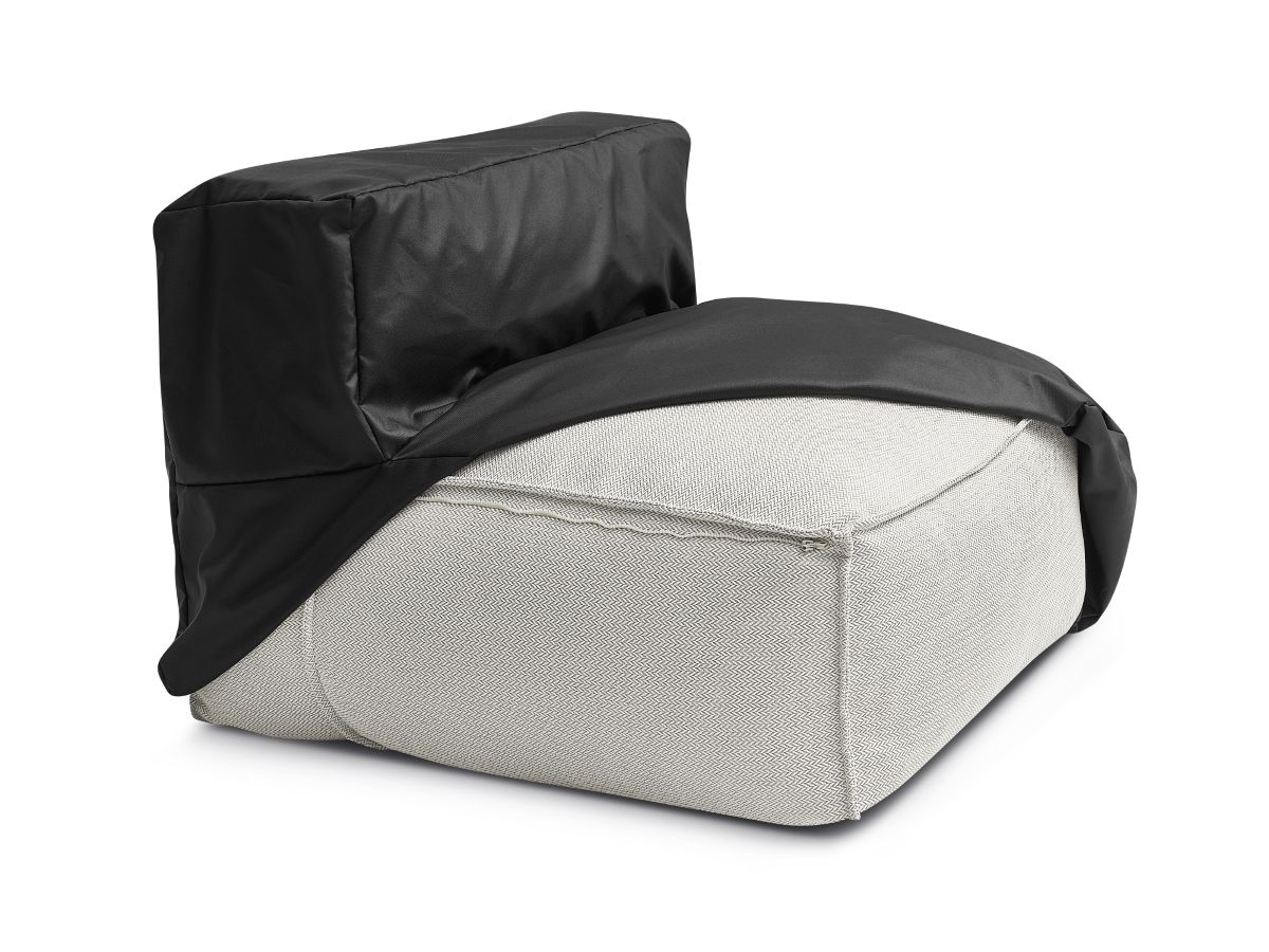 1-zits fauteuil zonder armleuningen met beschermhoes voor modulaire tuinbank BIARRITZ