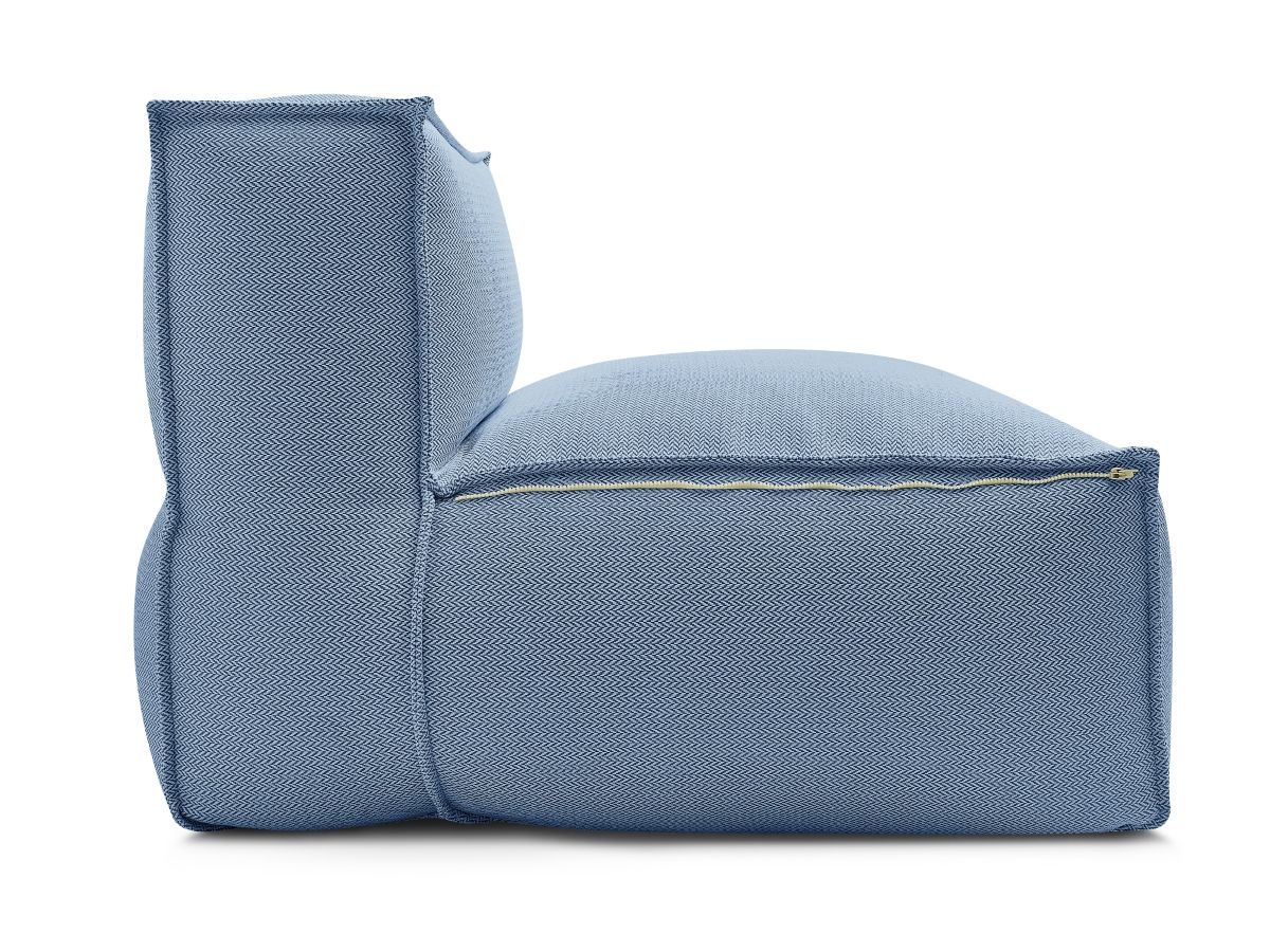 1-zits fauteuil zonder armleuningen met beschermhoes voor modulaire tuinbank BIARRITZ