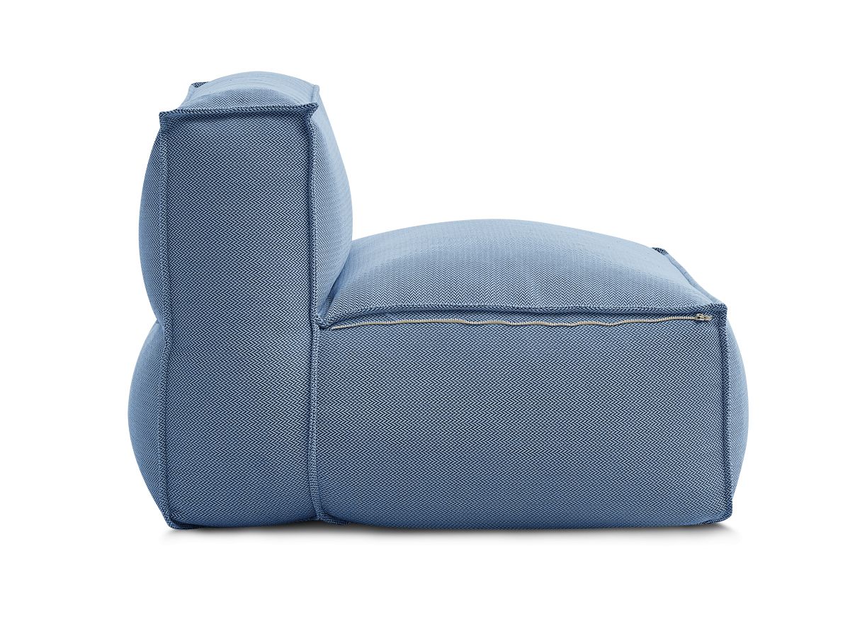1-zits fauteuil zonder armleuningen met beschermhoes voor modulaire tuinbank BIARRITZ