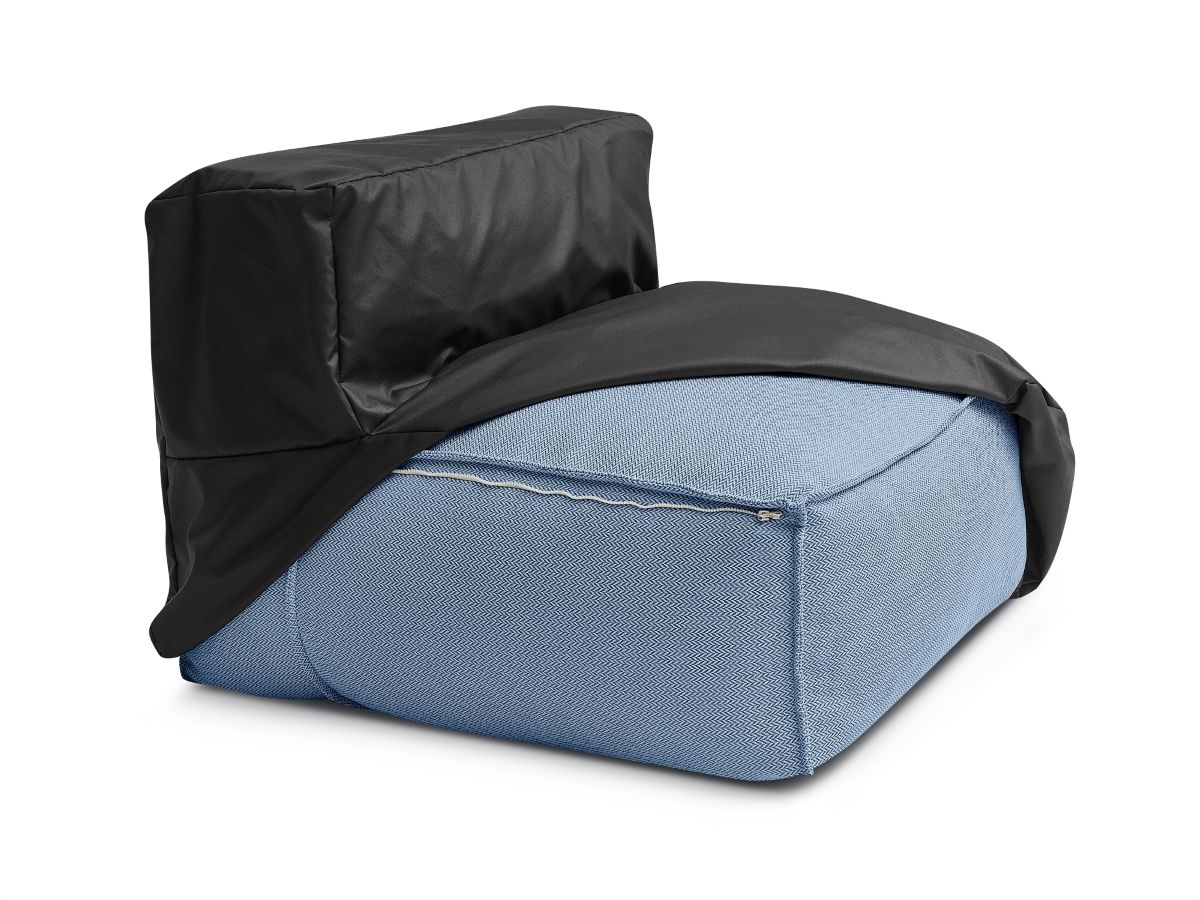 1-zits fauteuil zonder armleuningen met beschermhoes voor modulaire tuinbank BIARRITZ