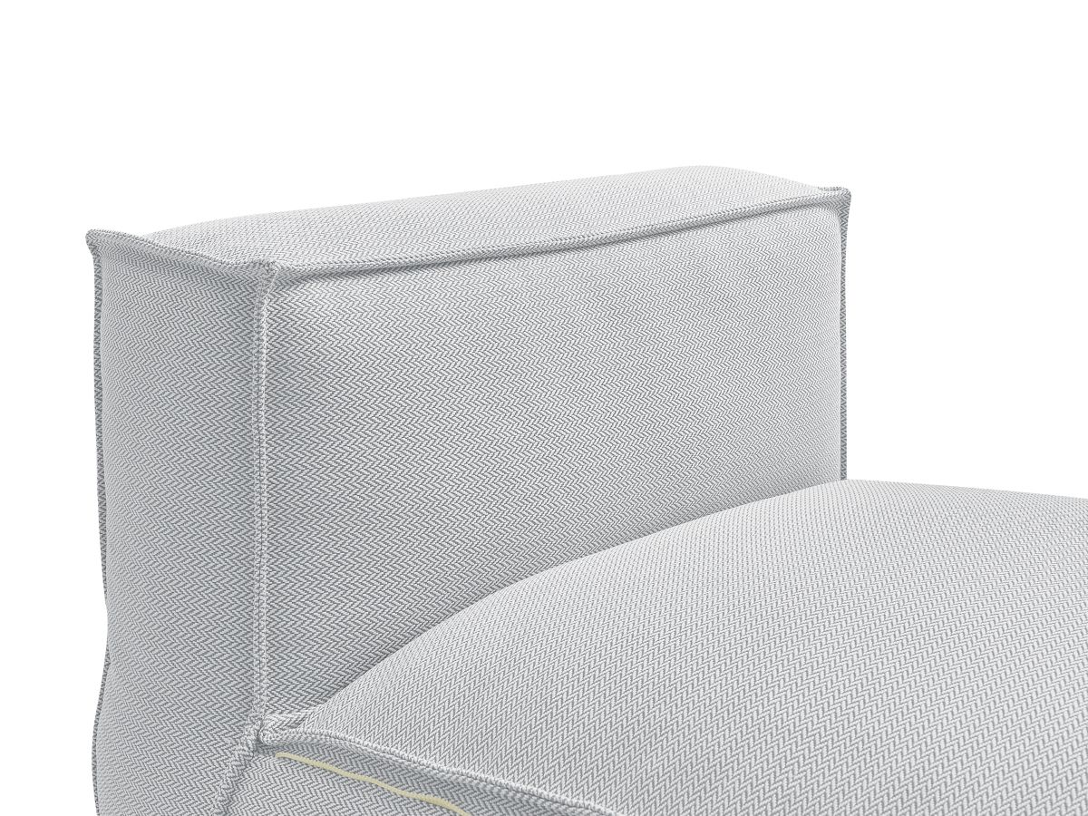 1-zits fauteuil zonder armleuningen met beschermhoes voor modulaire tuinbank BIARRITZ