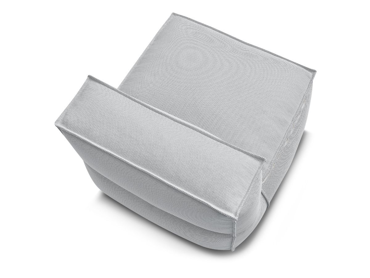 1-zits fauteuil zonder armleuningen met beschermhoes voor modulaire tuinbank BIARRITZ