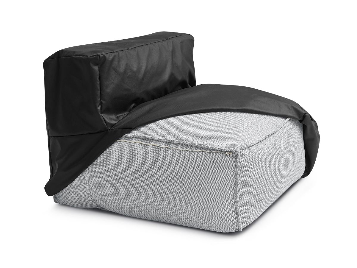1-zits fauteuil zonder armleuningen met beschermhoes voor modulaire tuinbank BIARRITZ