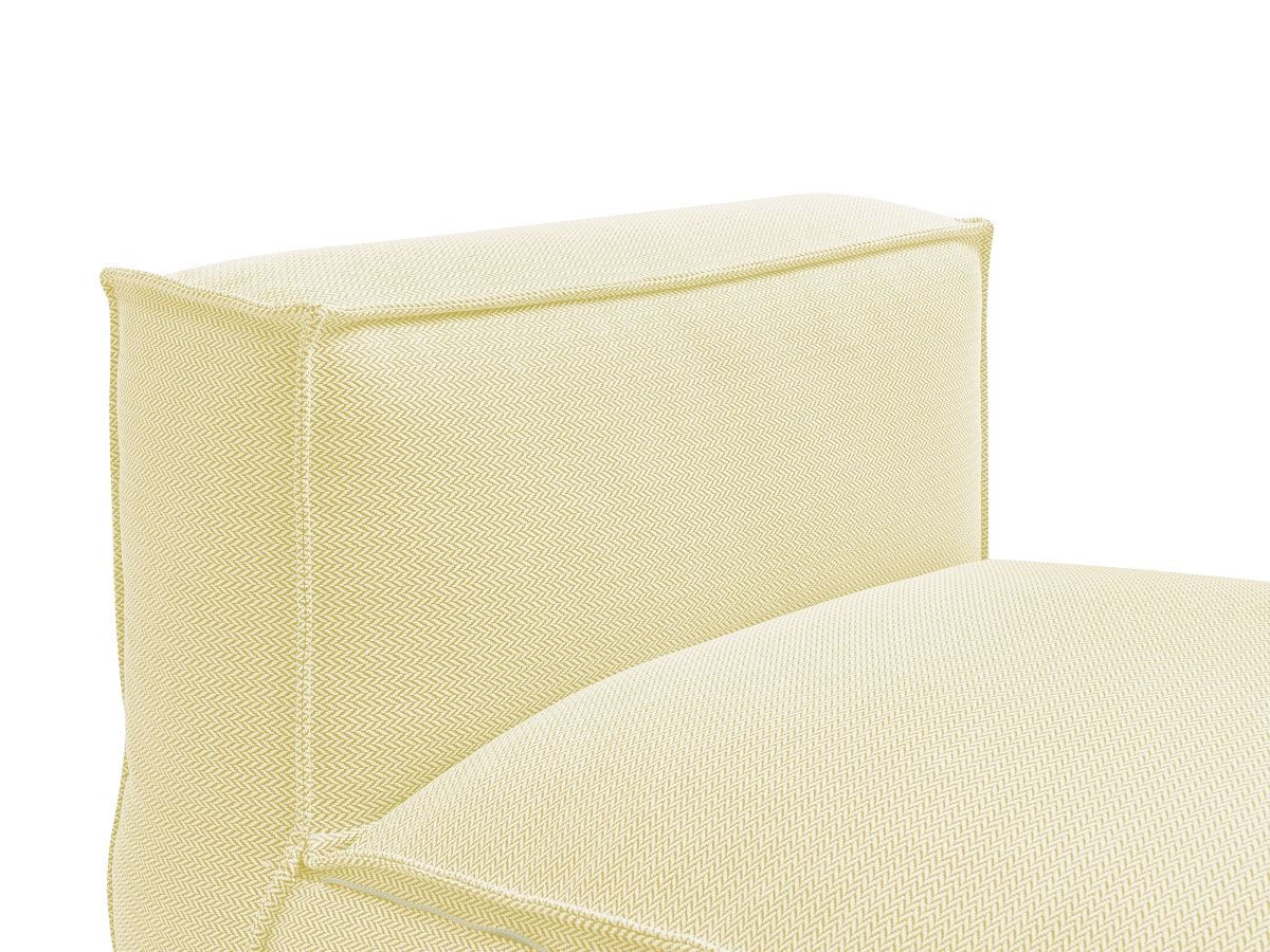1-zits fauteuil zonder armleuningen met beschermhoes voor modulaire tuinbank BIARRITZ