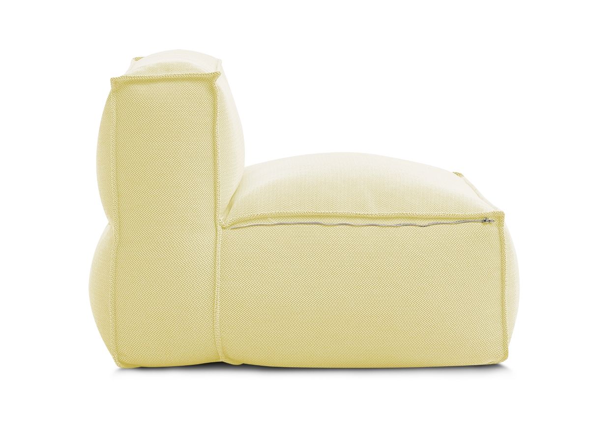 1-zits fauteuil zonder armleuningen met beschermhoes voor modulaire tuinbank BIARRITZ