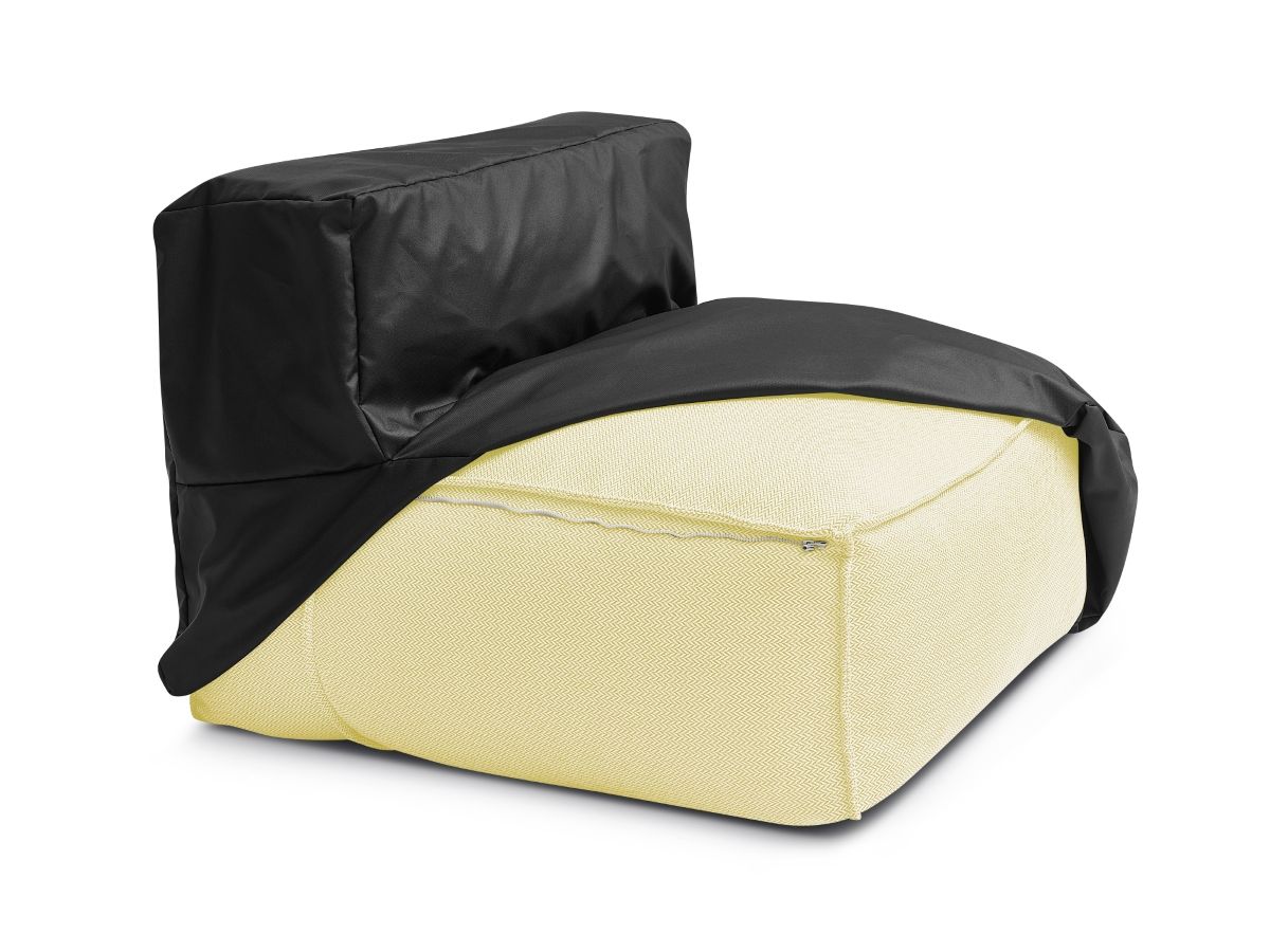 1-zits fauteuil zonder armleuningen met beschermhoes voor modulaire tuinbank BIARRITZ