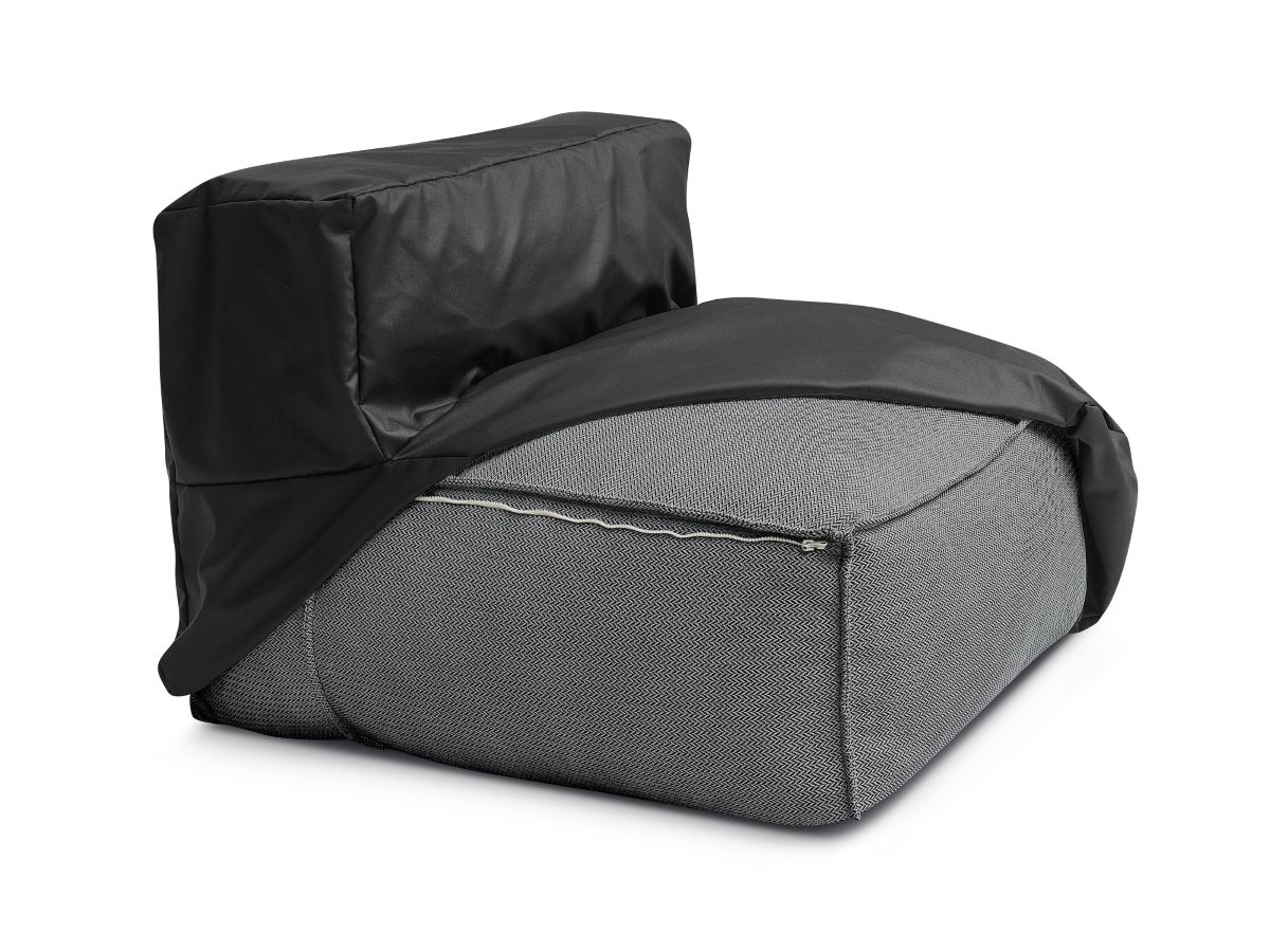 1-zits fauteuil zonder armleuningen met beschermhoes voor modulaire tuinbank BIARRITZ