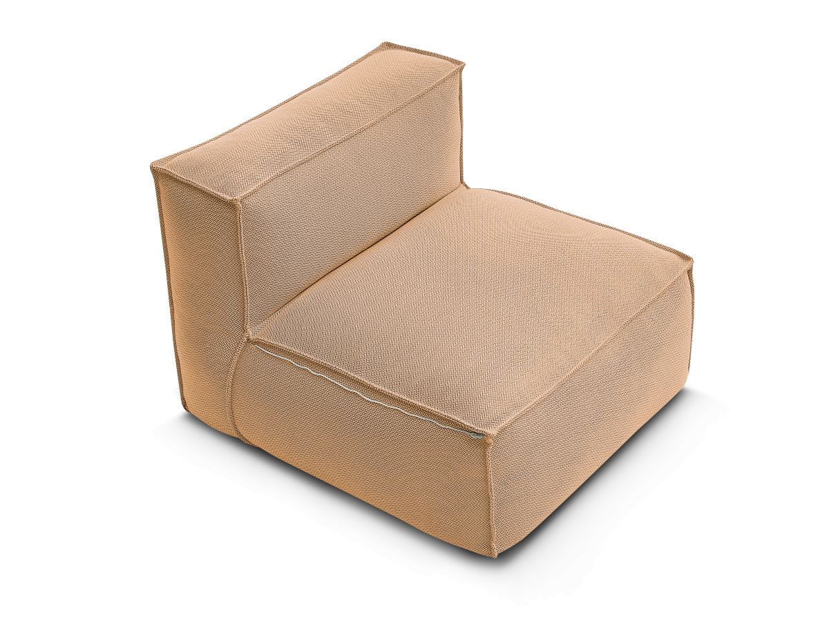 1-zits fauteuil zonder armleuningen met beschermhoes voor modulaire tuinbank BIARRITZ