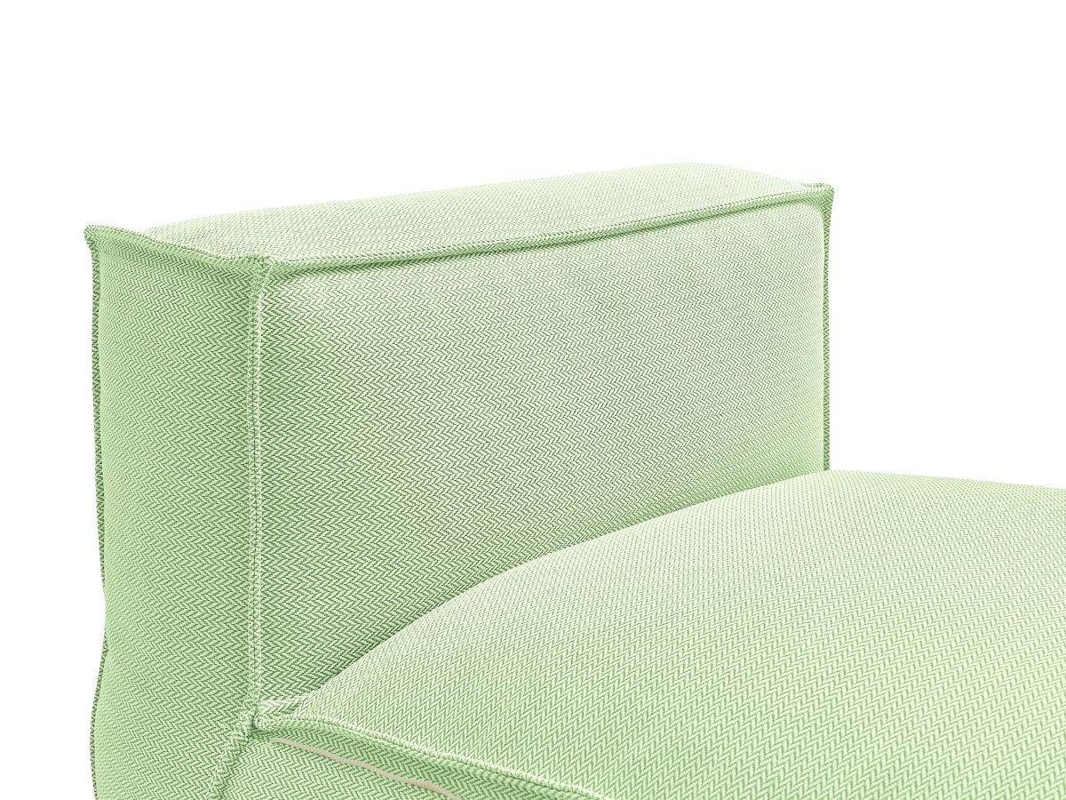 1-zits fauteuil zonder armleuningen met beschermhoes voor modulaire tuinbank BIARRITZ