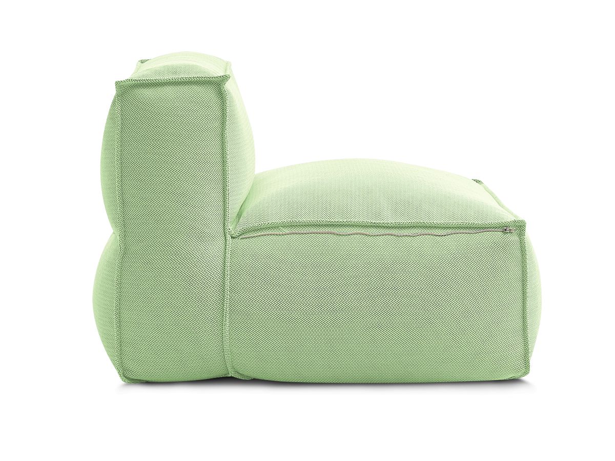 1-zits fauteuil zonder armleuningen met beschermhoes voor modulaire tuinbank BIARRITZ