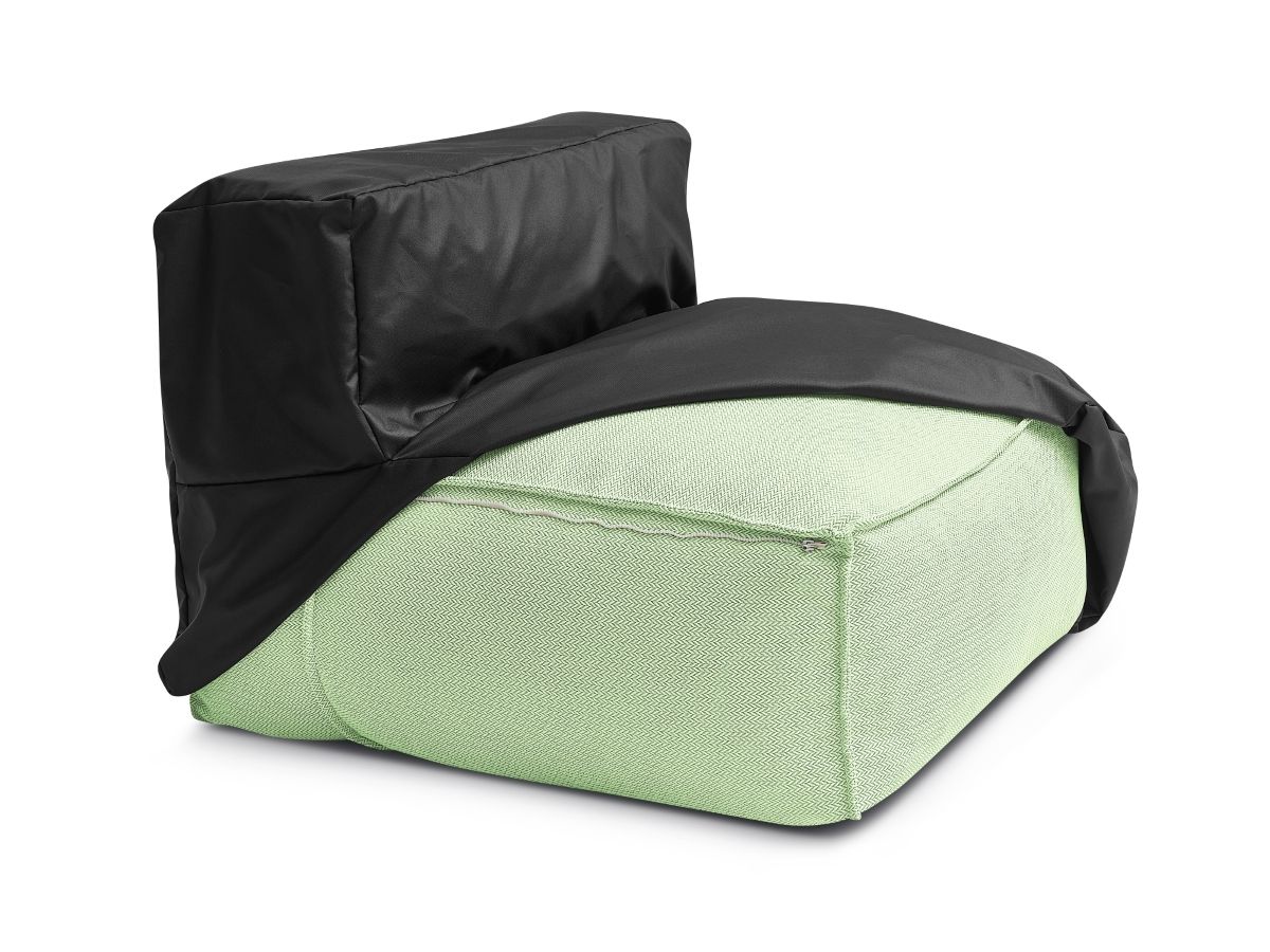 1-zits fauteuil zonder armleuningen met beschermhoes voor modulaire tuinbank BIARRITZ