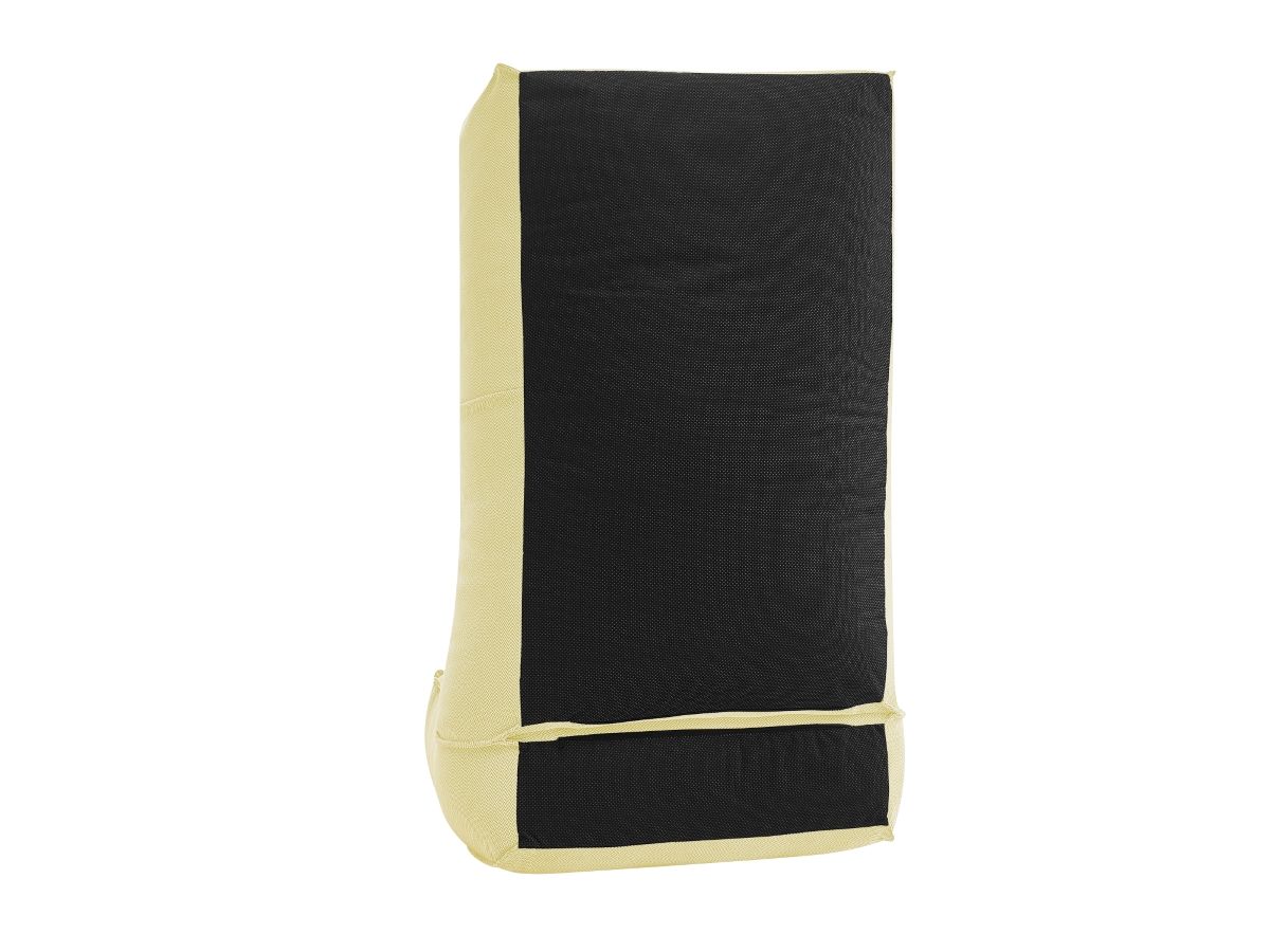 Chaise longue zonder armleuningen met beschermhoes voor modulaire tuinbank BIARRITZ