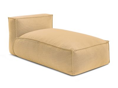 Méridienne sans accoudoir avec bâche de protection pour canapé de jardin modulable BIARRITZ