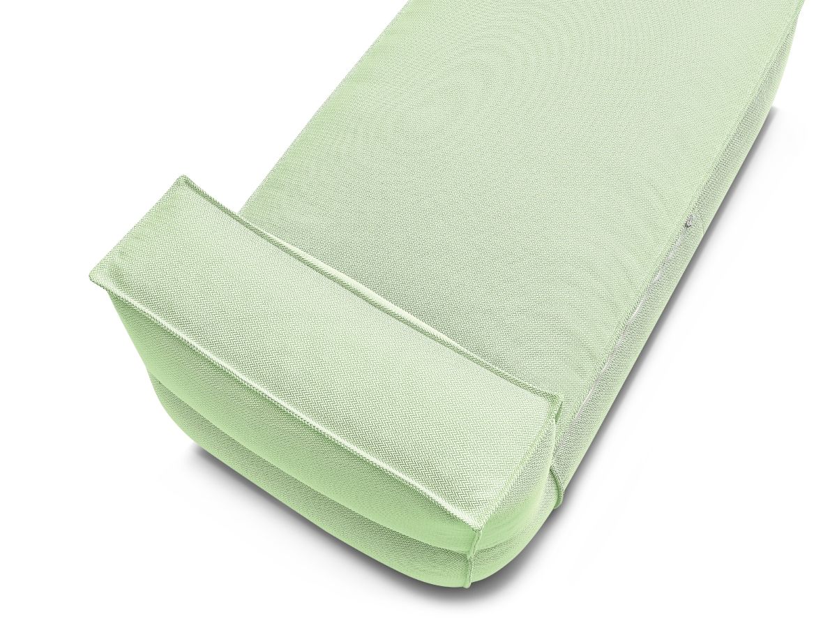 Chaise longue zonder armleuningen met beschermhoes voor modulaire tuinbank BIARRITZ