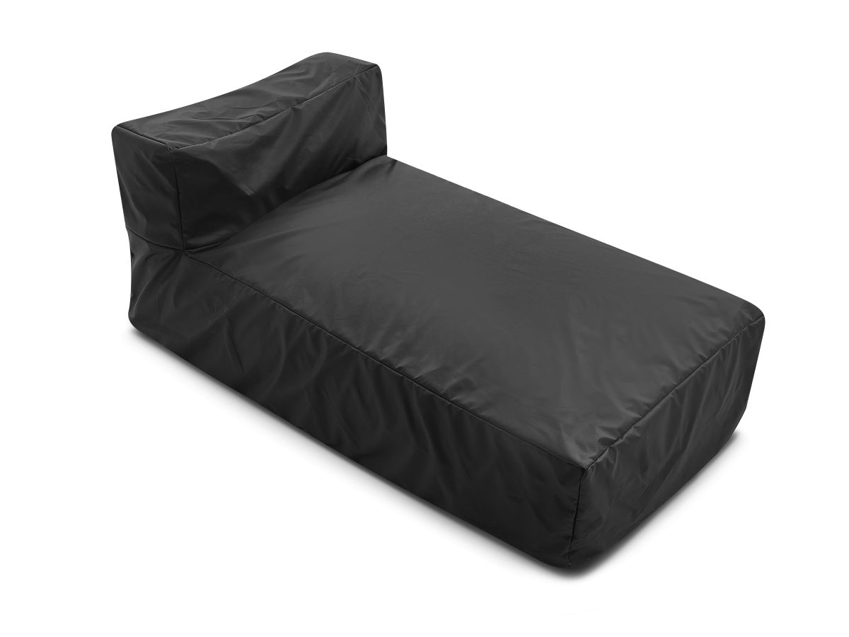 Chaise longue zonder armleuningen met beschermhoes voor modulaire tuinbank BIARRITZ