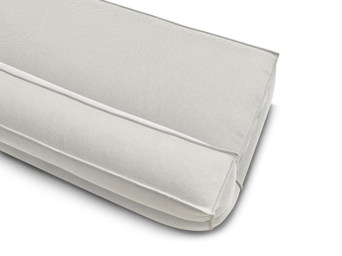 Chauffeuse 2 places sans accoudoir avec bâche de protection pour canapé de jardin modulable BIARRITZ