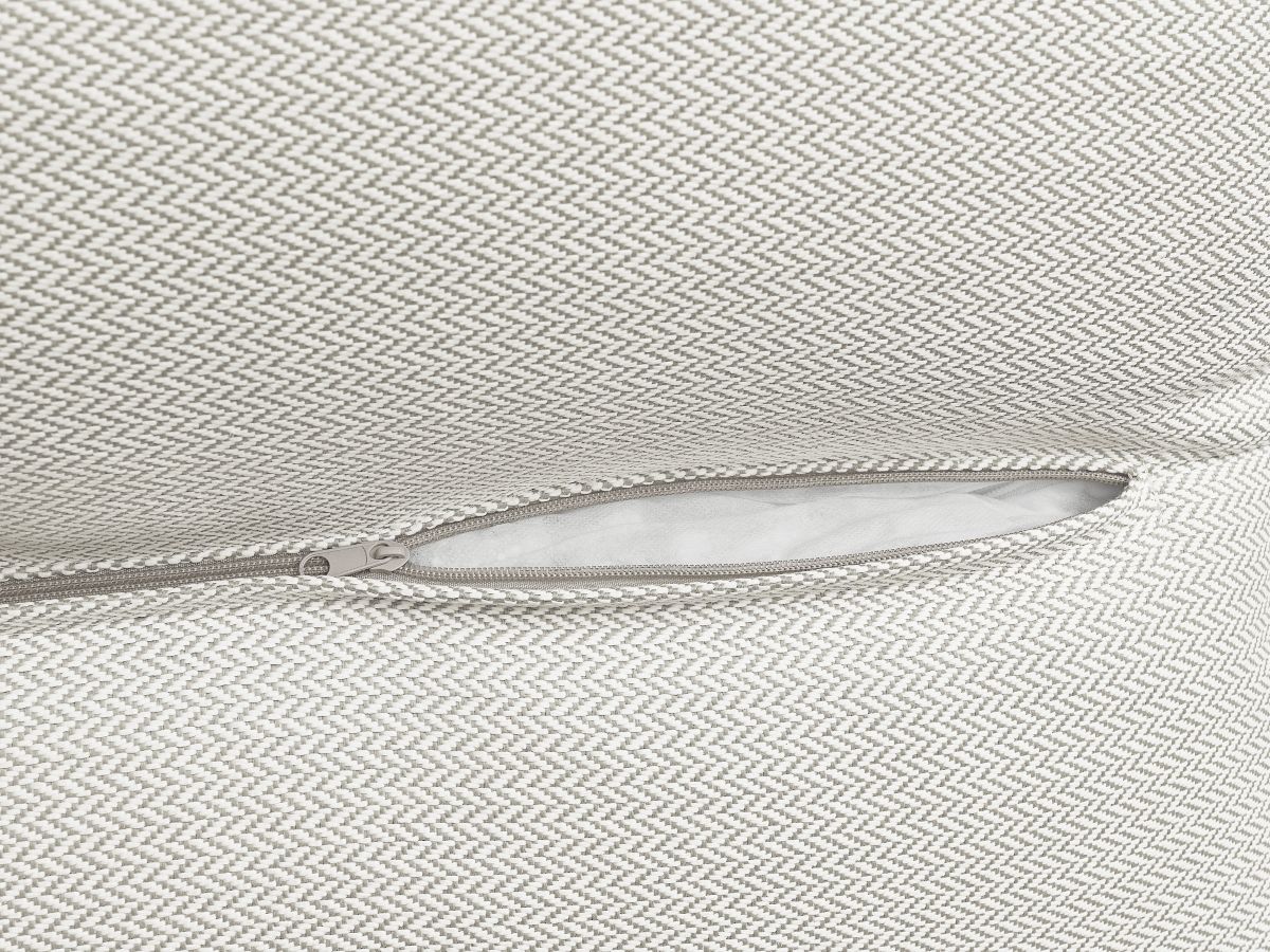 Chauffeuse 2 places sans accoudoir avec bâche de protection pour canapé de jardin modulable BIARRITZ