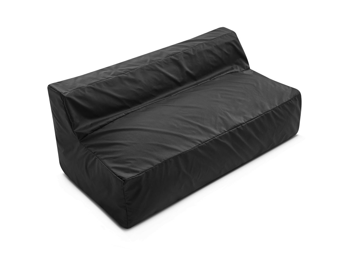 Chauffeuse 2 places sans accoudoir avec bâche de protection pour canapé de jardin modulable BIARRITZ