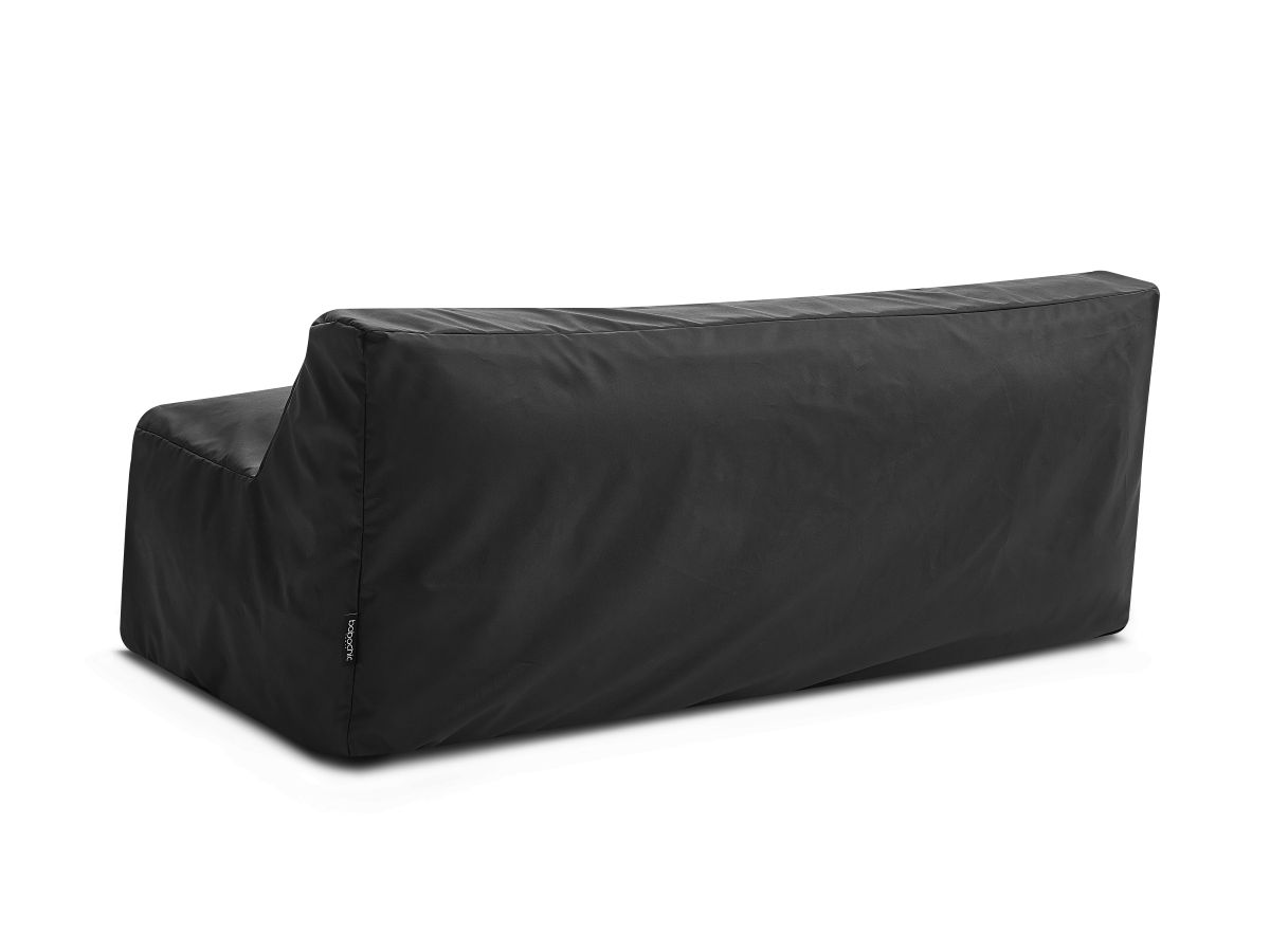 Chauffeuse 2 places sans accoudoir avec bâche de protection pour canapé de jardin modulable BIARRITZ