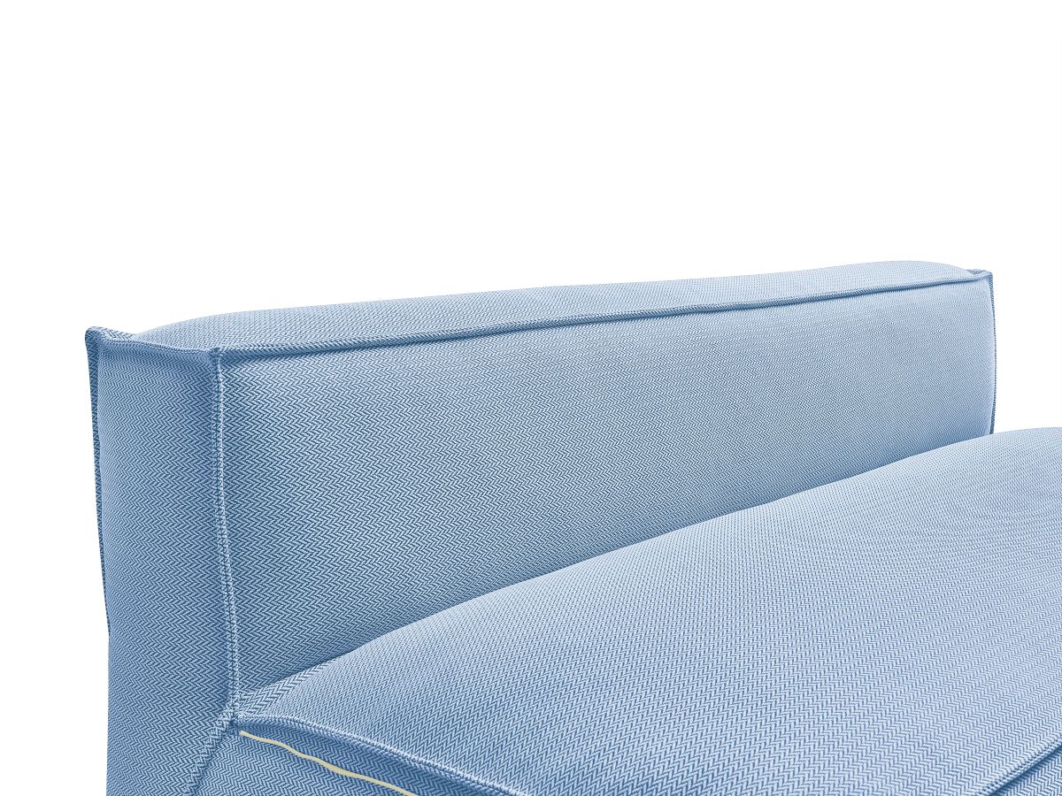 2-zits fauteuil zonder armleuningen met beschermhoes voor BIARRITZ modulaire tuinbank