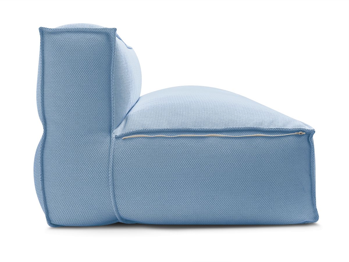2-zits fauteuil zonder armleuningen met beschermhoes voor BIARRITZ modulaire tuinbank