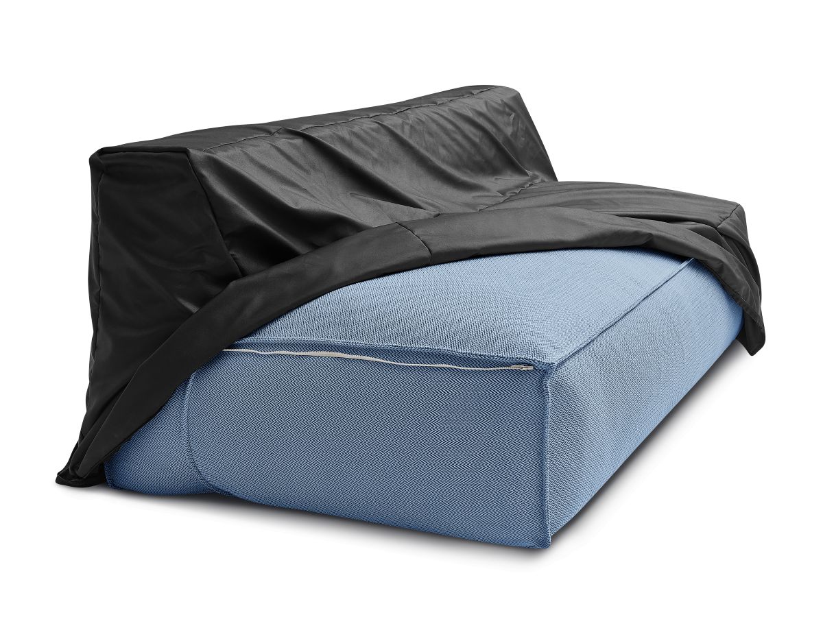 2-zits fauteuil zonder armleuningen met beschermhoes voor BIARRITZ modulaire tuinbank