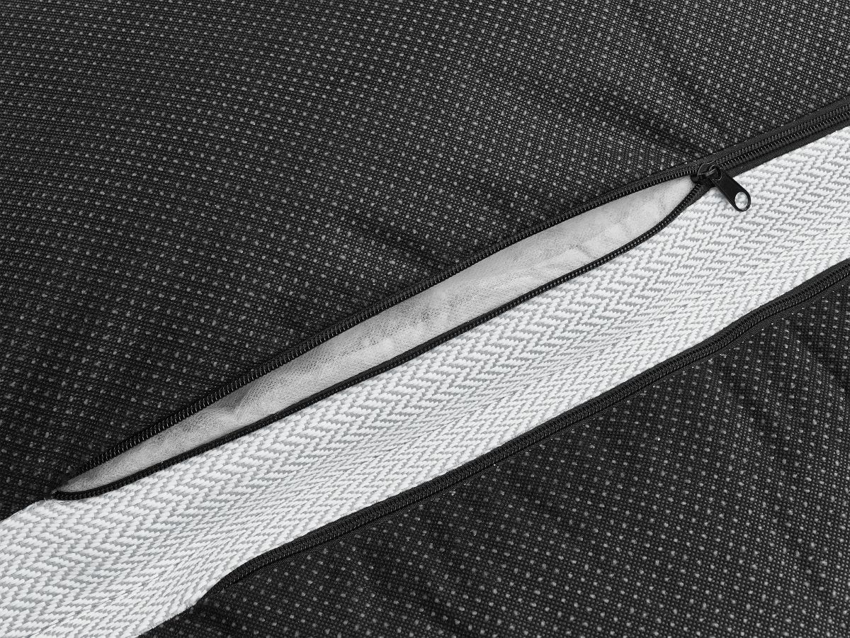Chauffeuse 2 places sans accoudoir avec bâche de protection pour canapé de jardin modulable BIARRITZ