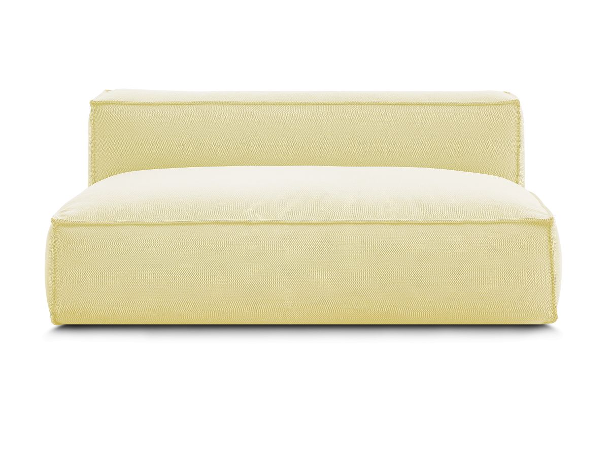 Chauffeuse 2 places sans accoudoir avec bâche de protection pour canapé de jardin modulable BIARRITZ