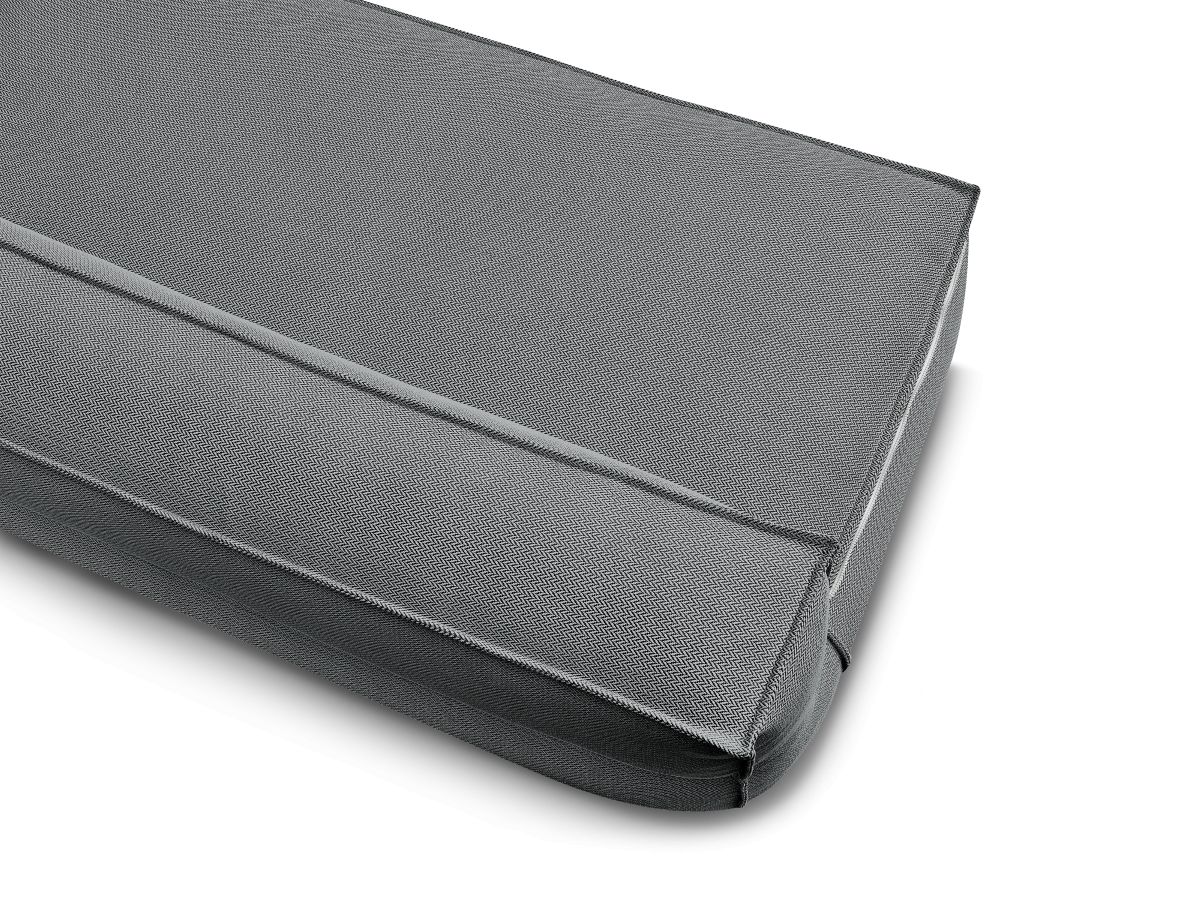 Chauffeuse 2 places sans accoudoir avec bâche de protection pour canapé de jardin modulable BIARRITZ