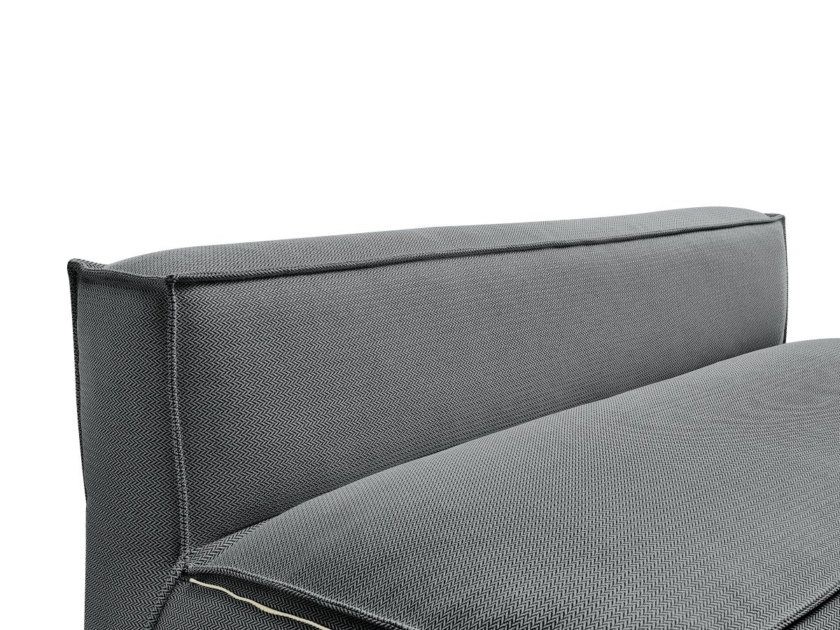 Chauffeuse 2 places sans accoudoir avec bâche de protection pour canapé de jardin modulable BIARRITZ