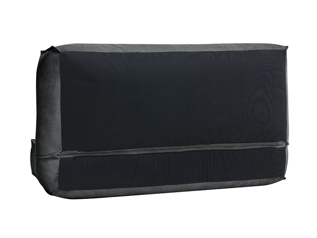 Chauffeuse 2 places sans accoudoir avec bâche de protection pour canapé de jardin modulable BIARRITZ