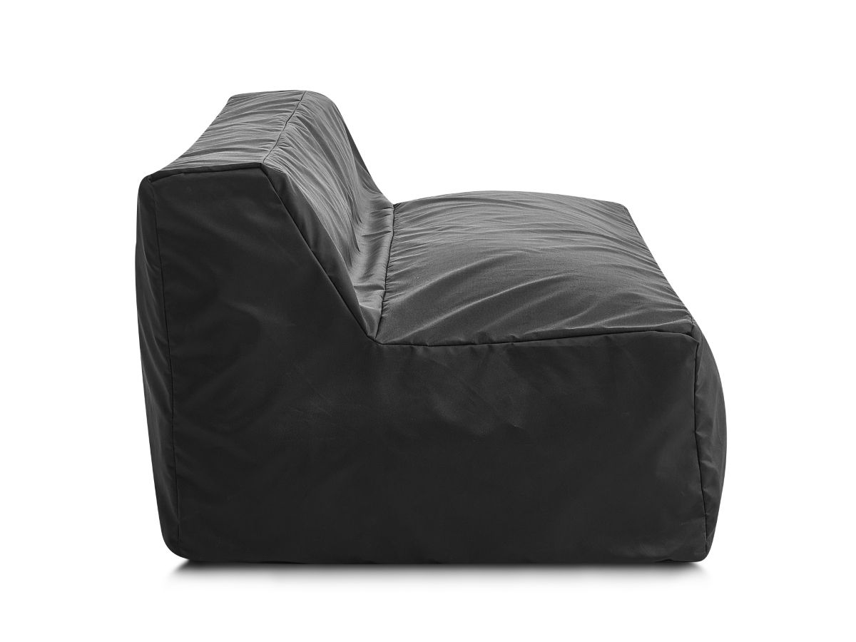 Chauffeuse 2 places sans accoudoir avec bâche de protection pour canapé de jardin modulable BIARRITZ