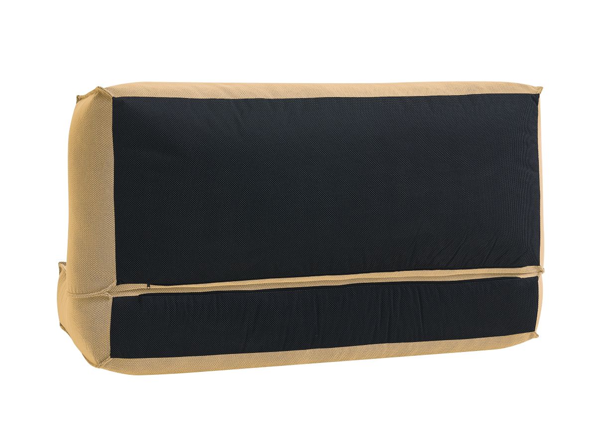 Chauffeuse 2 places sans accoudoir avec bâche de protection pour canapé de jardin modulable BIARRITZ