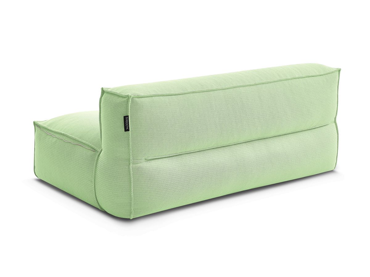 Chauffeuse 2 places sans accoudoir avec bâche de protection pour canapé de jardin modulable BIARRITZ