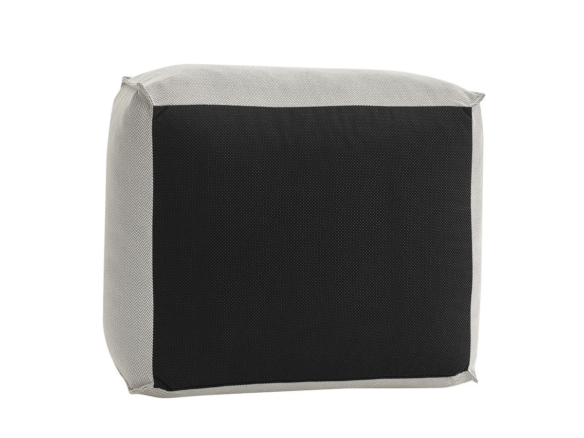 Canapé d'angle fixe EVEREST tissu chiné - Orange - Angle droit - 10 coussins