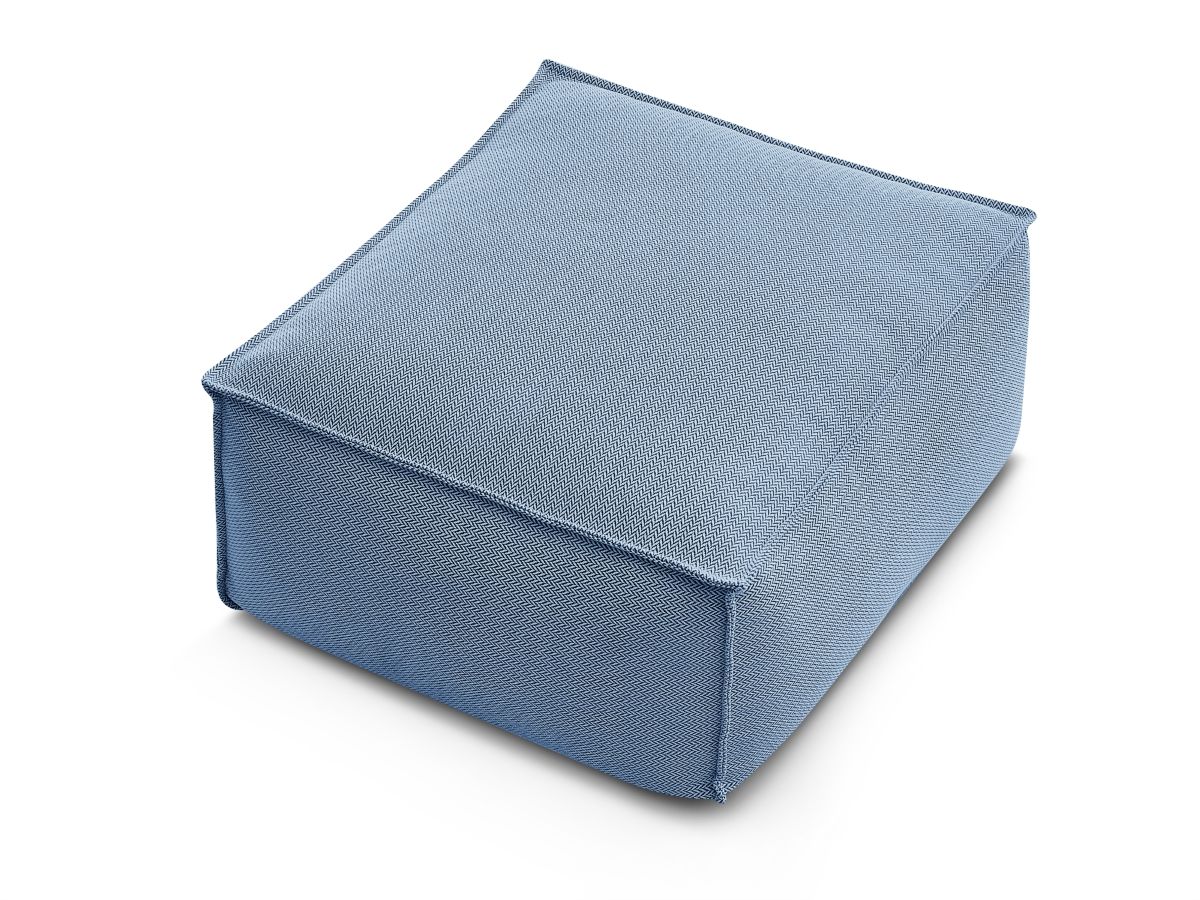 Pouf avec bâche de protection pour canapé de jardin modulable BIARRITZ