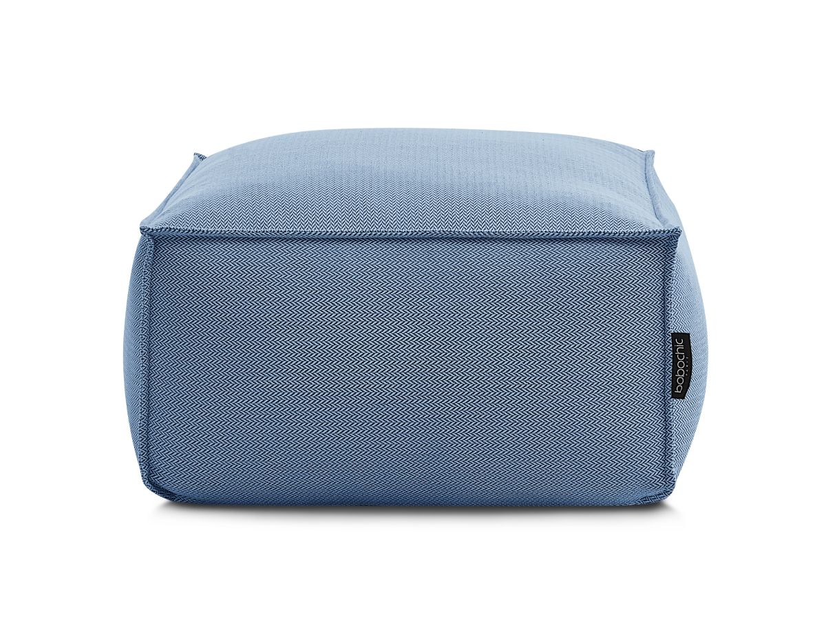 Pouf avec bâche de protection pour canapé de jardin modulable BIARRITZ