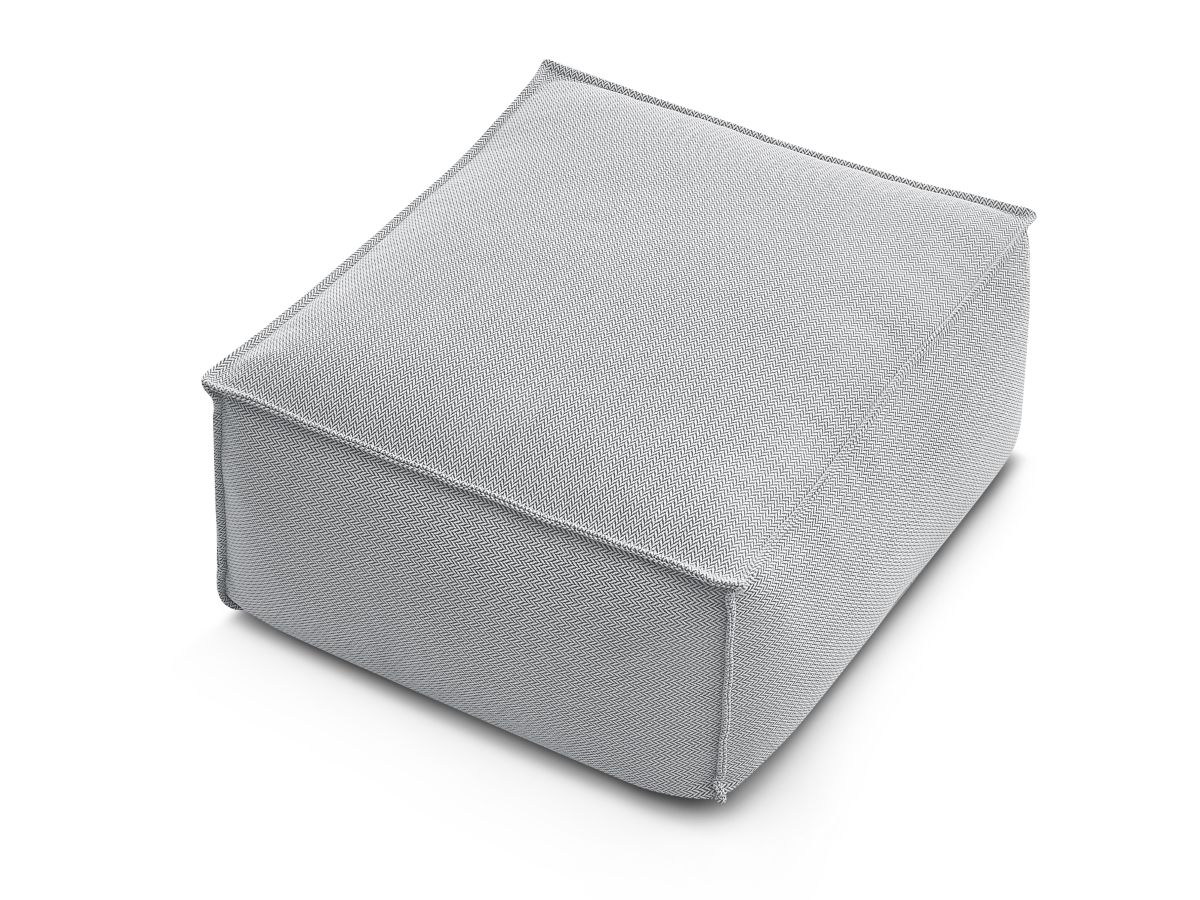 Pouf avec bâche de protection pour canapé de jardin modulable BIARRITZ