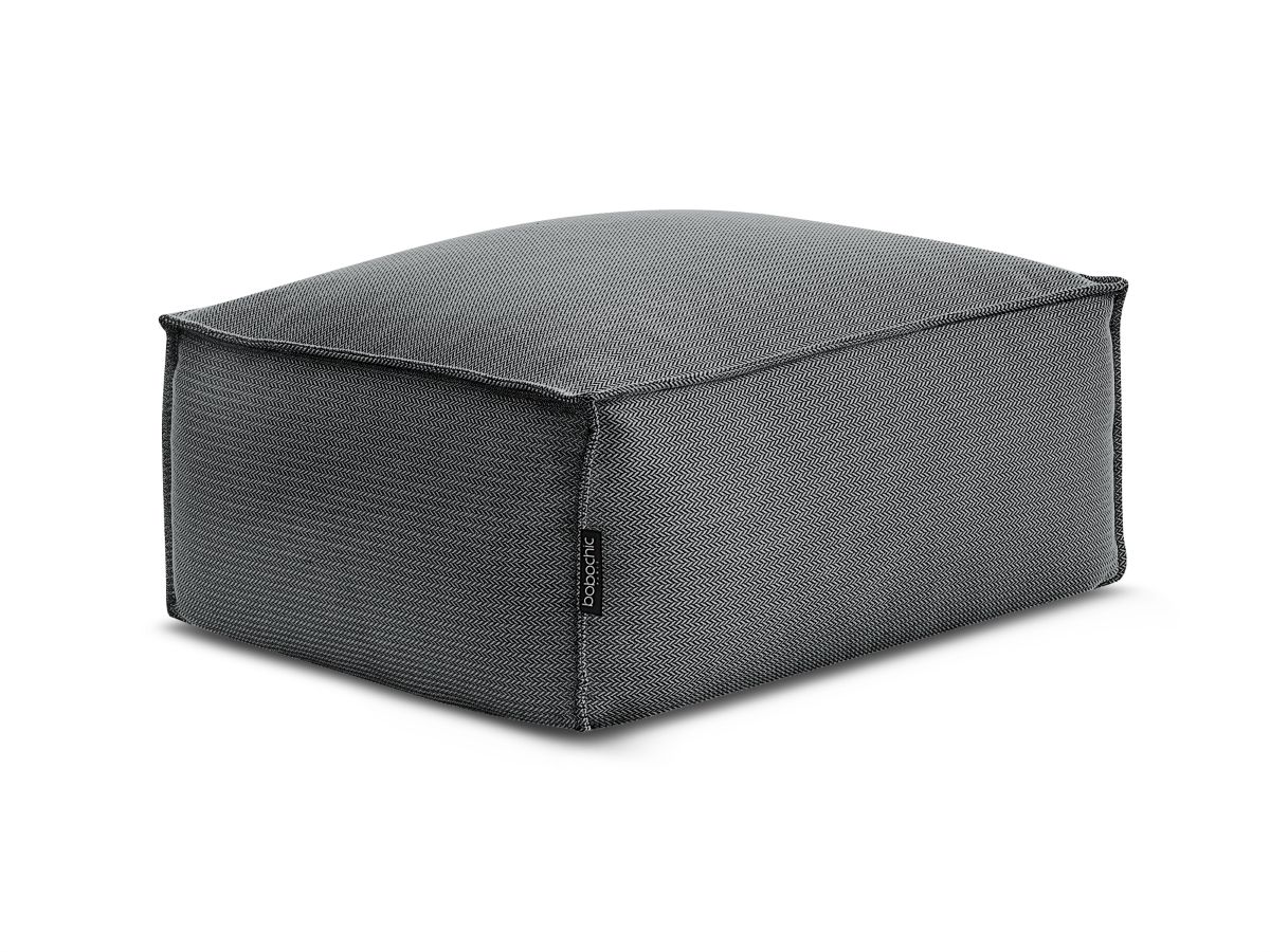 Pouf avec bâche de protection pour canapé de jardin modulable BIARRITZ