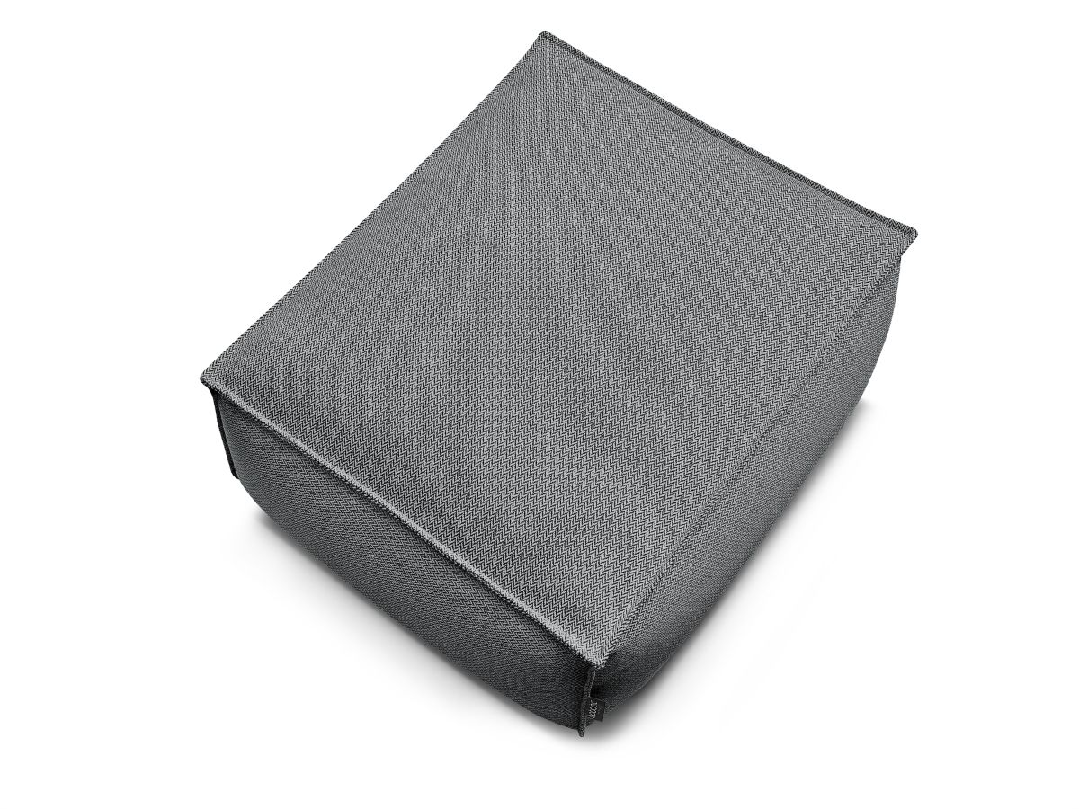 Pouf avec bâche de protection pour canapé de jardin modulable BIARRITZ