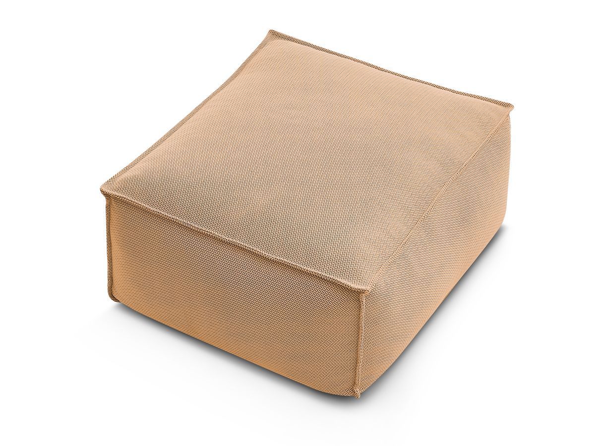 Pouf avec bâche de protection pour canapé de jardin modulable BIARRITZ