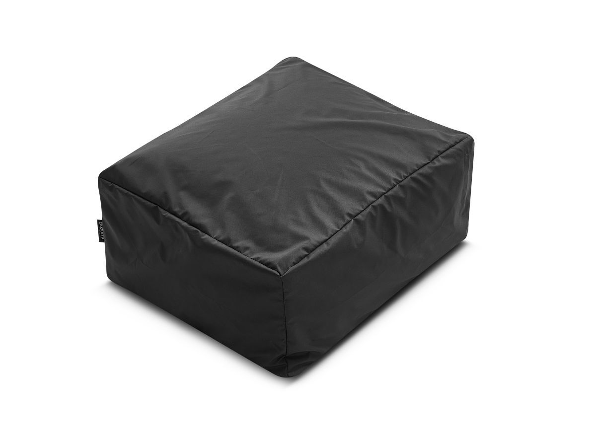 Canapé d'angle fixe EVEREST tissu chiné - Orange - Angle droit - 10 coussins