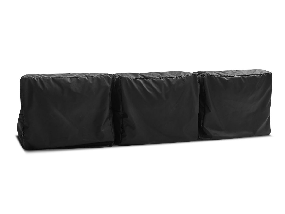 Modulaire tuinbank BIARRITZ met beschermhoes, 2 eenpersoonsfauteuils en 1 chaise longue