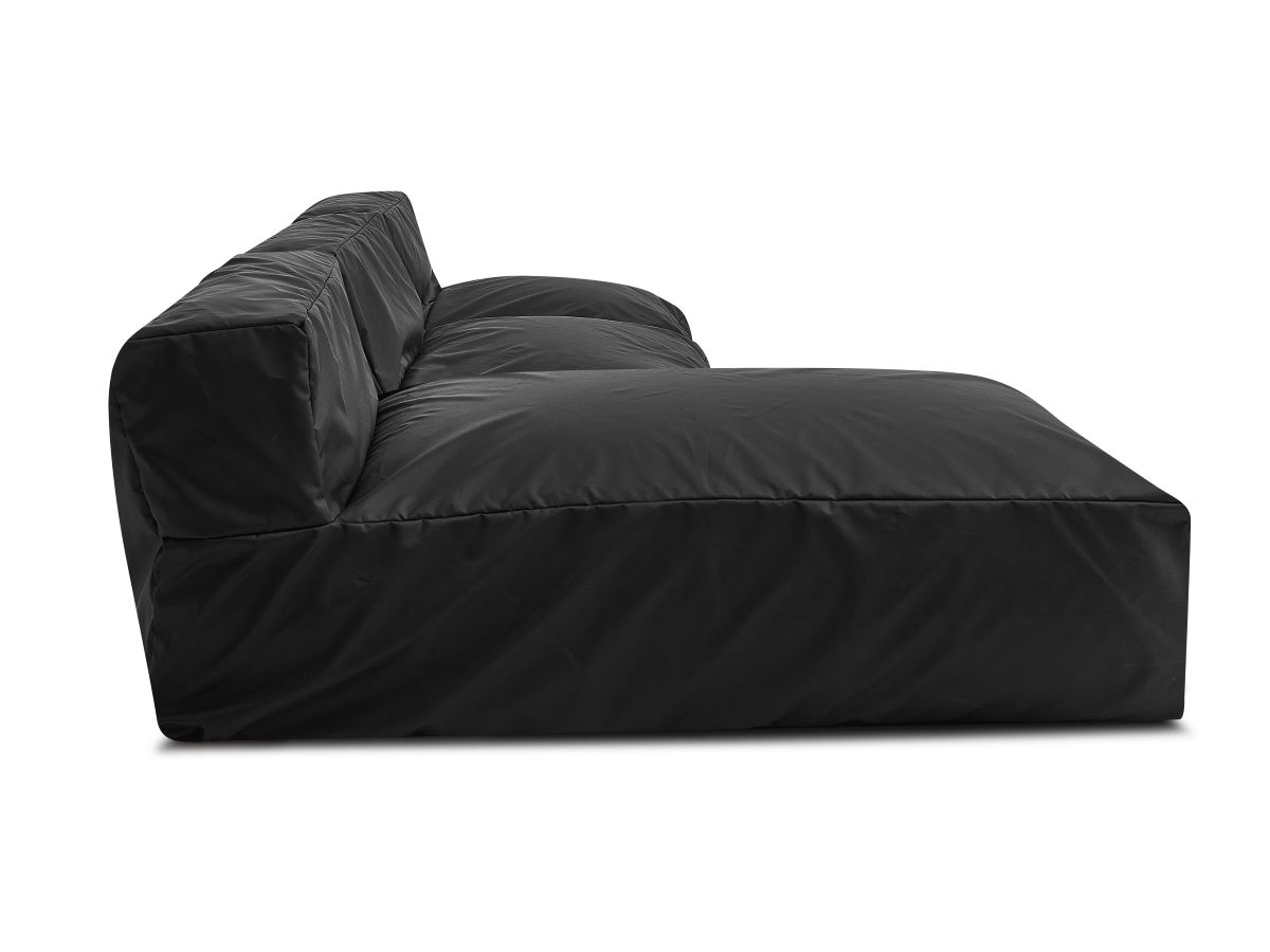 Modulaire tuinbank BIARRITZ met beschermhoes, 2 eenpersoonsfauteuils en 1 chaise longue