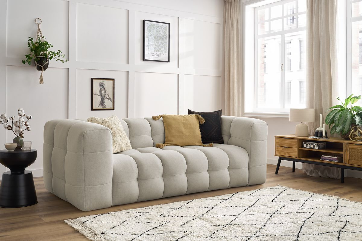 Canapé Droit 3 Places CLOUD - Confort & Style | BOBOCHIC®