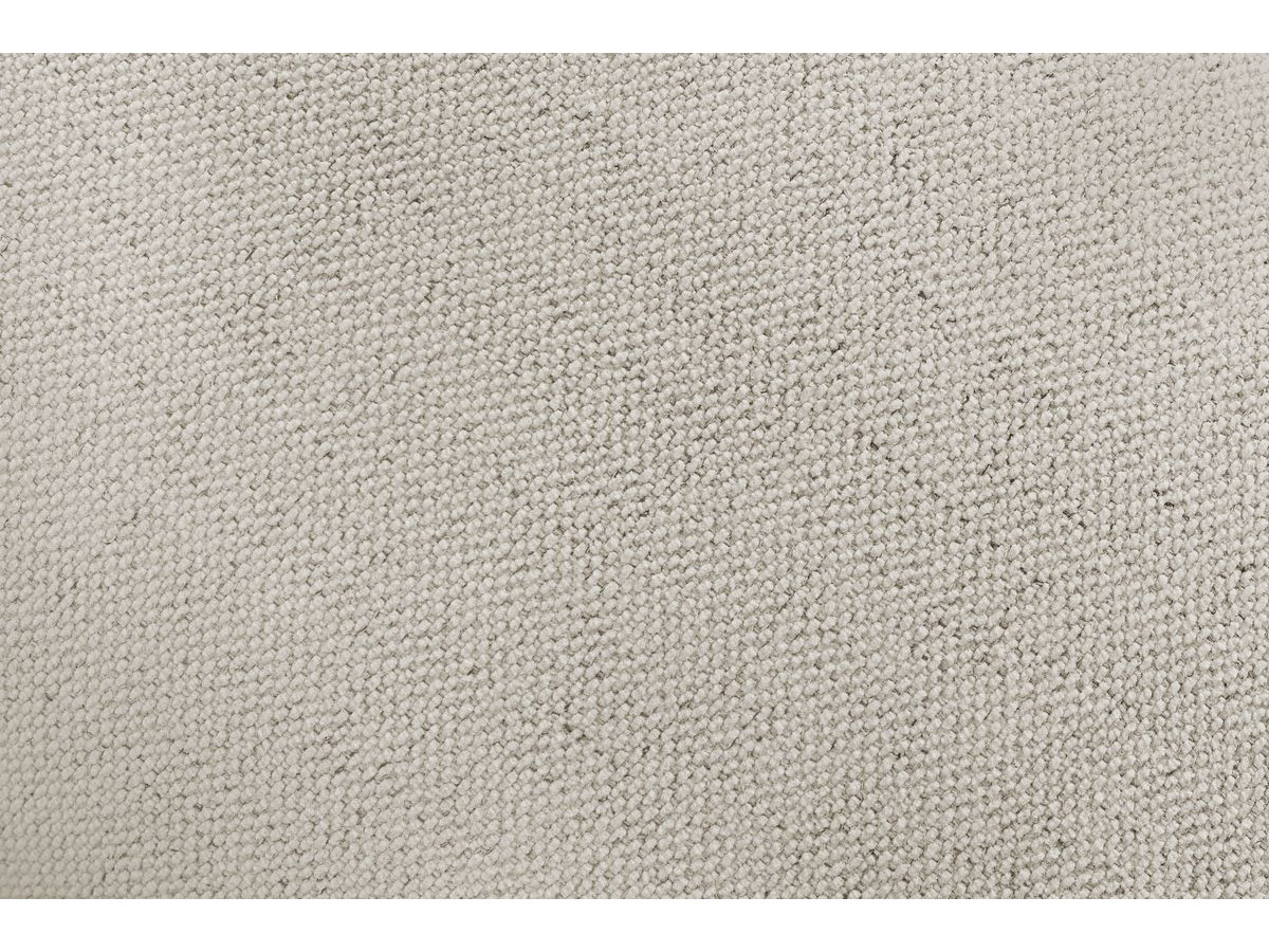 Canapé d'angle fixe EVEREST tissu chiné - Orange - Angle droit - 10 coussins