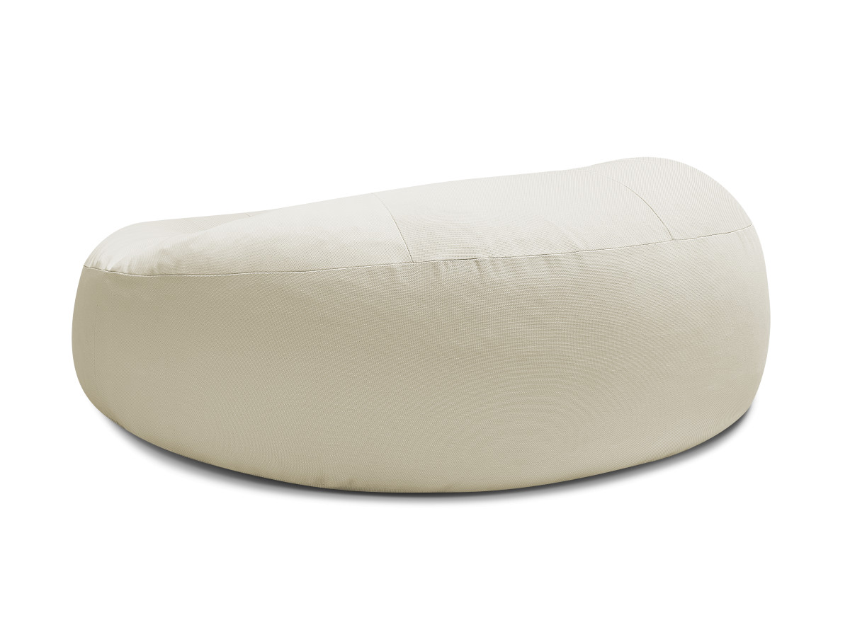 Canapé d'angle fixe EVEREST tissu chiné - Orange - Angle droit - 10 coussins